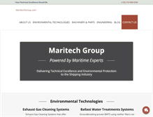Tablet Screenshot of maritechgroup.com